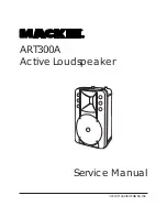 Preview for 1 page of Mackie ART300A Service Manual