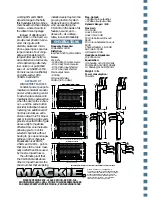 Preview for 4 page of Mackie CR-1604 Product Information