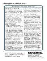 Preview for 4 page of Mackie D.2 Instalation Instructions