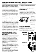 Mackie D8B Instructions preview