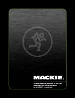 Preview for 121 page of Mackie DL1608 Reference Manual