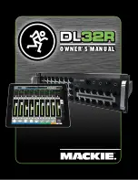 Mackie DL32R Owner'S Manual preview