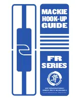 Mackie FR Series M-1200 Hook-Up Manual preview