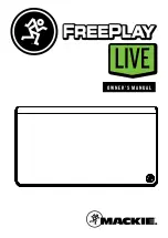 Mackie FreePlay LIVE Owner'S Manual preview