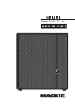 Mackie HD1501 Manual Del Usuario preview