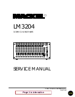 Mackie LM-3204 Service Manual предпросмотр