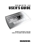 Preview for 1 page of Mackie MDR 24/96 User Manual