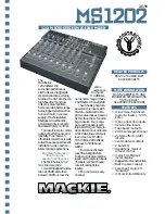 Mackie MicroSeries 1202 Brochure preview