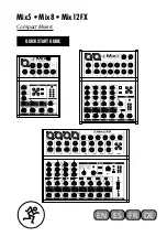 Mackie Mix5 Quick Start Manual preview