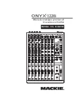 Mackie ONYX 1220i Manual Del Usuario preview