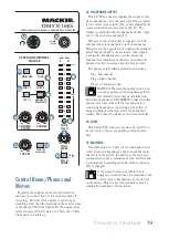 Предварительный просмотр 19 страницы Mackie ONYX 1640I User Manual