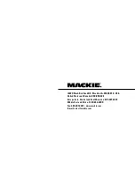 Предварительный просмотр 36 страницы Mackie ONYX 4-BUS Owner'S Manual