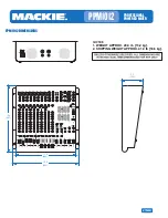 Предварительный просмотр 4 страницы Mackie PPM1012 Specification