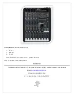 Preview for 4 page of Mackie ProFX8 Setup