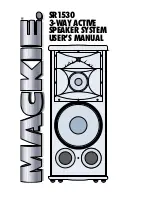 Mackie SR1530 User Manual preview