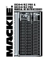 Mackie SR24-4-VLZ PRO Manual De Instrucciones preview