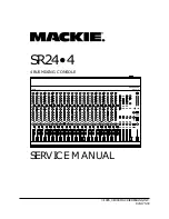 Mackie SR24 4 Service Manual preview