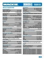 Preview for 2 page of Mackie SRM450v2 Specifications