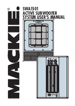 Mackie SWA1501 User Manual preview