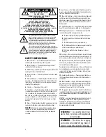 Preview for 2 page of Mackie SWA1801Z User Manual