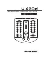 Mackie U.420D User Manual preview