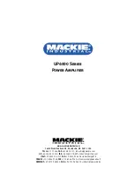 Предварительный просмотр 12 страницы Mackie UP4061 Instruction Manual