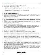 Preview for 2 page of Mackie X.200 Frequently Asked Questions Manual