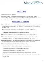 Preview for 3 page of Mackworth M60 User Manual