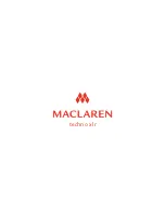 Maclaren techno xlr Manual preview