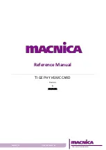Macnica TI GE PHY HSMC CARD Reference Manual preview