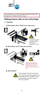 Предварительный просмотр 6 страницы Maco MULTI Maintenance And Adjustment Instructions