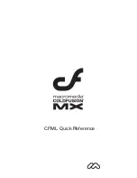 MACROMEDIA COLDFUSION MX 61-CFML Quick Reference preview