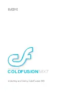 MACROMEDIA COLFUSION MX 7 - INSTALLING AND USING COLDFUSION... Using Manual preview