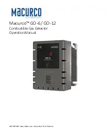 Macurco GD-6 Operation Manual preview