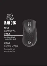 Preview for 1 page of MAD DOG GM805 Operating Manual & Warranty