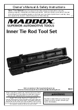 Preview for 1 page of Maddox 58391 Owner'S Manual & Safety Instructions