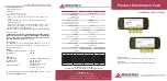MadgeTech QuadTemp Quick Reference Card preview