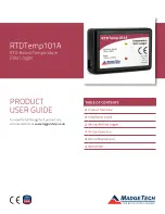 MadgeTech RTDTemp101A Quick Start Manual preview