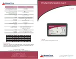 MadgeTech TC101A Product Information Card preview