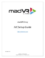 Preview for 1 page of madVR Envy Jvc Setup Manual