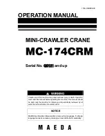 Maeda MC-174CRM Operation Manual preview