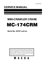 Предварительный просмотр 1 страницы Maeda MC-174CRM Service Manual