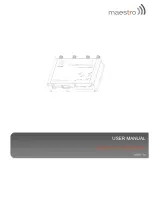 Предварительный просмотр 1 страницы Maestro E Series User Manual