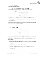 Preview for 22 page of Maestro E205XT02 Quick Start Manual