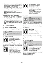 Предварительный просмотр 15 страницы Mafell BST 650S Original Operating Instructions