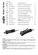 Mafell FM 1000 Translation Of The Original Operating Instructions preview