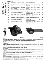 Mafell K 55 18M bl Translation Of The Original Operating Instructions preview