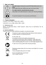 Preview for 4 page of Mafell K 65 18M bl Original Operating Instructions