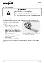 Preview for 50 page of Mafell KSS300 Operating/Safety Instructions Manual