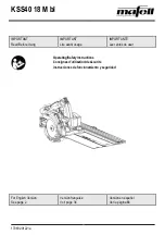 Mafell KSS40 18 M bl Operating/Safety Instructions Manual preview